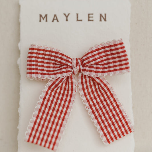 Gingham Bow