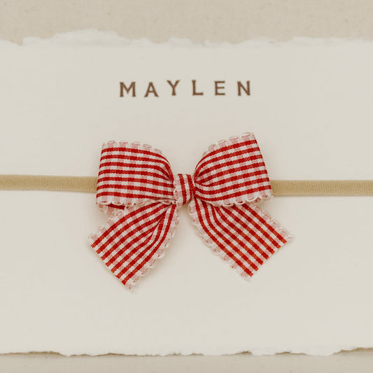 Gingham Bow